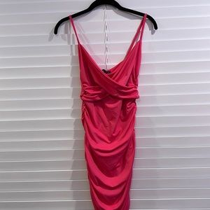 Pink shein dress with cutouts under bra. Never worn in perfect condition.